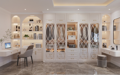 Phòng Ngủ Phong Cách Neo Classical 22m2 – Thiết Kế Sang Trọng Và Tinh Tế