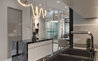 Thiết Kế Nhà Phố Phong Cách Modern Luxury
