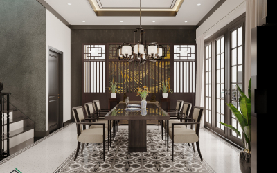 Thiết Kế Biệt Thự Phong Cách Indochine 