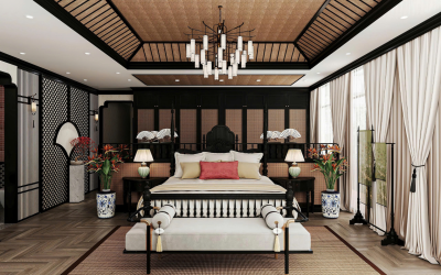 Nội Thất Biệt Thự - Phong Cách Indochine 