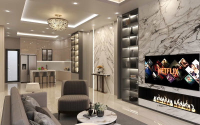 Nhà Phố Hiện Đại 3 Phòng Ngủ
