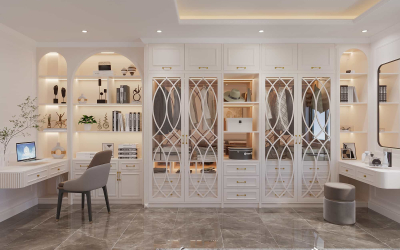 Phòng Ngủ Phong Cách Neo Classical 22m2 – Thiết Kế Sang Trọng Và Tinh Tế